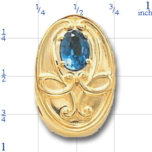 80789 Blue Topaz Bracelet Slide 